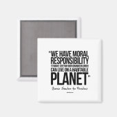 Aimant Nous avons une responsabilité morale (Recto/Verso)