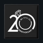 Aimant Nous faisons encore 20 ans - 20e anniversaire de M<br><div class="desc">Nous faisons toujours 20 ans - 20e anniversaire de Mariage T-shirt.png</div>