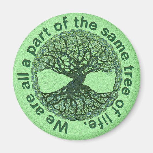 Aimant Nous faisons tous partie de l'arbre de vie (Devant)