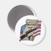 Aimant ( Nous Le Peuple ) Article 1 2e Amendement Armes à (Recto/Verso)
