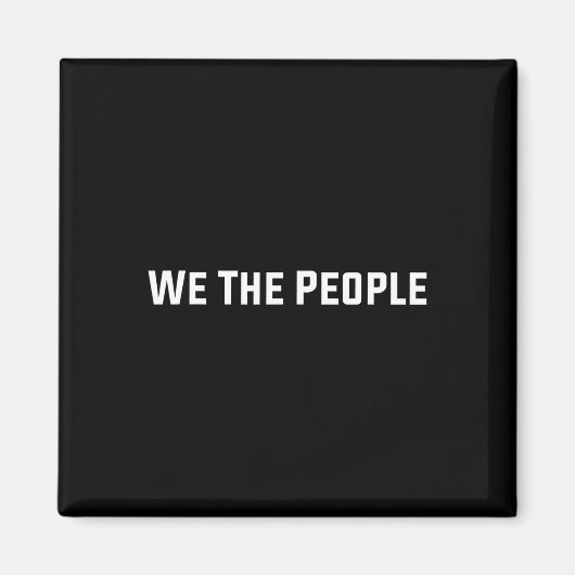 Aimant Nous Le Peuple Constitution États-Unis Trump Pro (Devant)