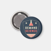 Aimant Nous, le peuple, demandons la science aux Etats-Un (Recto/Verso)