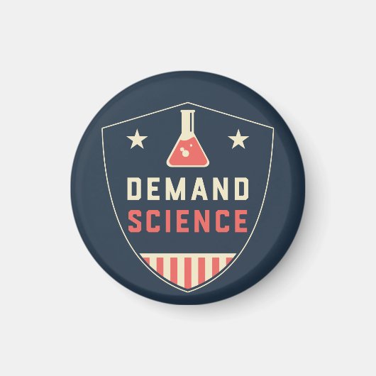 Aimant Nous, le peuple, demandons la science aux Etats-Un (Devant)