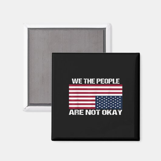 Aimant Nous, Le Peuple, Nous N'Avons Pas Le Drapeau Améri (Recto/Verso)