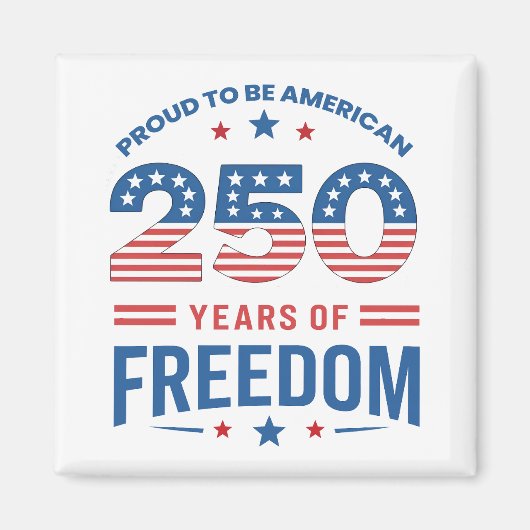 Aimant Nous le peuple USA 250e anniversaire (Devant)