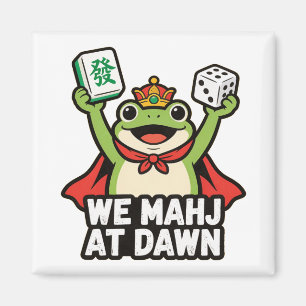 Aimant Nous Mahj à l'aube Empereur Grenouille Fa Carreau