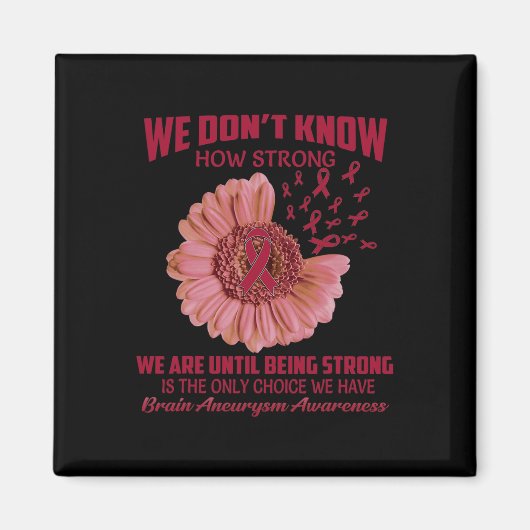 Aimant Nous ne savons pas à quel point l'Aneurysme cérébr (Devant)