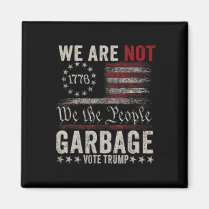 Aimant Nous ne sommes pas Garbyge Votétrump 2024 partisan