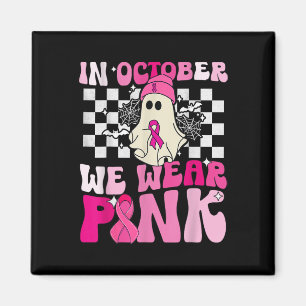 Aimant Nous Portons Le Fantôme Rose Drôle Halloween Cance