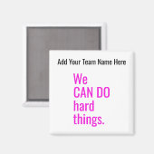 Aimant Nous Pouvons Faire Des Choses Dures Citation De No (Recto/Verso)