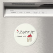 Aimant Nous servirons le Seigneur (In Situ (Lave-vaisselle))