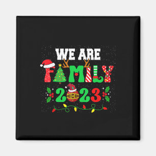 Aimant Nous Sommes Famille Pyjamas De Noël Amusants Jeu D