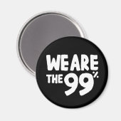Aimant Nous sommes les 99% (Recto/Verso)