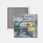 Aimant Nous sommes les rêveurs de rêves (Recto/Verso)