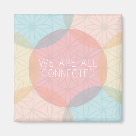 Aimant Nous sommes tous connectés (Devant)