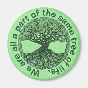 Aimant Nous sommes tous une partie de l'arbre de la vie