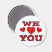 Aimant Nous Vous Aimons (Recto/Verso)