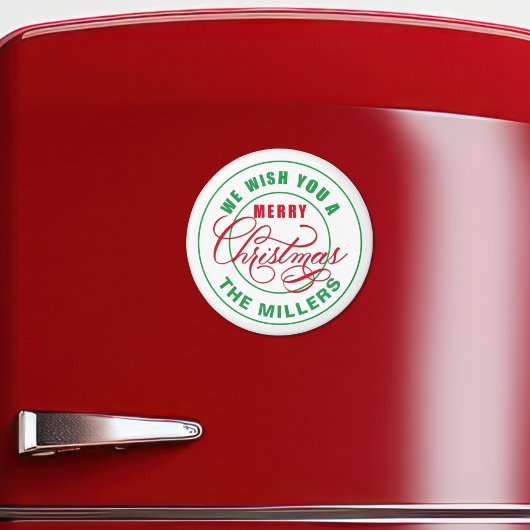 Aimant Nous Vous Souhaitons Un Joyeux Noël