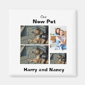 Aimant Nouveau collage photo personnalisé 4 pour animal d (Devant)
