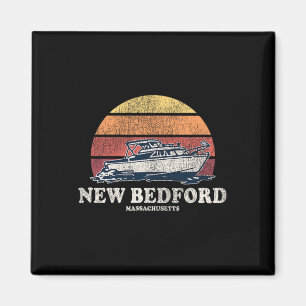 Aimant Nouveau design de bateau rétro des années 70 à Bed