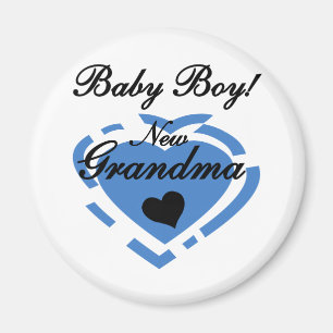 Aimant Nouveau Grand-mère Baby Boy Tshirts et cadeaux