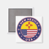 Aimant Nouveau-Mexique (Recto/Verso)