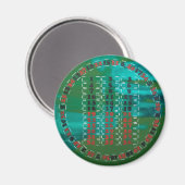 AIMANT NOUVEAU MODÈLE ROULETTE (Recto/Verso)