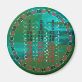 AIMANT NOUVEAU MODÈLE ROULETTE (Devant)