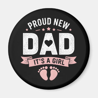 Aimant Nouveau papa C'est une fille
