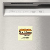 Aimant Nouveau Po Boy d'Orléans (In Situ (Lave-vaisselle))