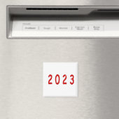 Aimant Nouvel an 2023, numéro 2023, cadeau de nouvelle an (In Situ (Lave-vaisselle))