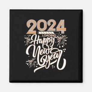 Aimant Nouvel An 2024 Chargement