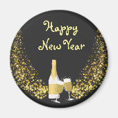 Aimant Nouvel An heureux (Devant)