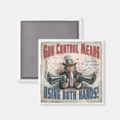 Aimant Nouvel engin de droits d'arme (Recto/Verso)