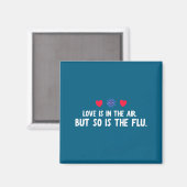 Aimant Nouvelle Air Si Flu Saint-Valentin (Recto/Verso)