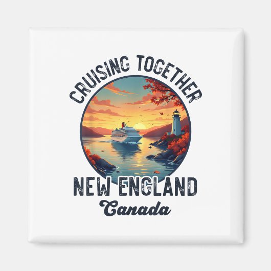 Aimant Nouvelle-Angleterre Canada Croisière, Croisière En (Devant)