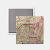 Aimant Nouvelle-Angleterre et New York (Recto/Verso)