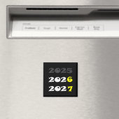 Aimant Nouvelle Année Drôle 2026 Six Sept 67 Mème (In Situ (Lave-vaisselle))