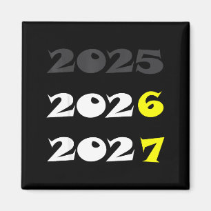 Aimant Nouvelle Année Drôle 2026 Six Sept 67 Mème 