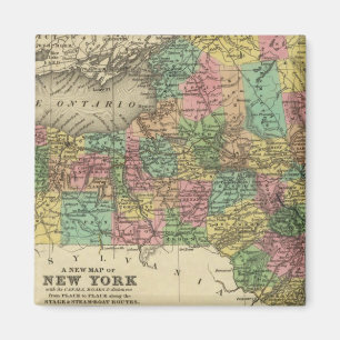 Aimant Nouvelle Carte De New York
