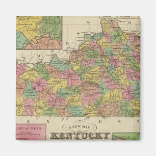 Aimant Nouvelle Carte Du Kentucky