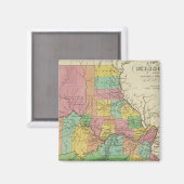 Aimant Nouvelle Carte Du Missouri (Recto/Verso)