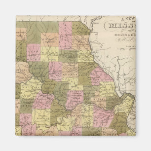 Aimant Nouvelle Carte Du Missouri 2