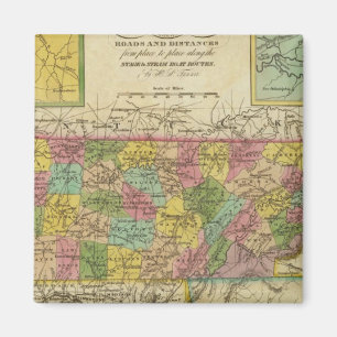 Aimant Nouvelle Carte Du Tennessee 2