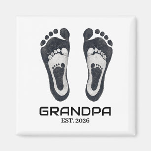 Aimant Nouvelle date établie des empreintes de pied de gr