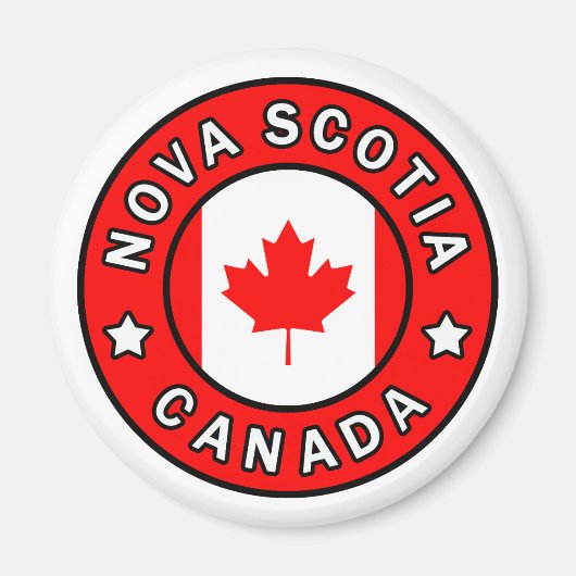 Aimant Nouvelle-Écosse Canada (Devant)