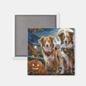 Aimant Nouvelle-Écosse Halloween Épouvantable (Recto/Verso)
