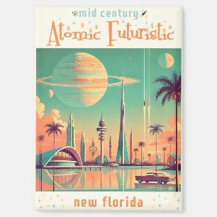 Aimant Nouvelle Floride Futuriste Atomique