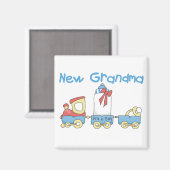 Aimant Nouvelle grand-mère de tee-shirts et cadeaux de tr (Recto/Verso)