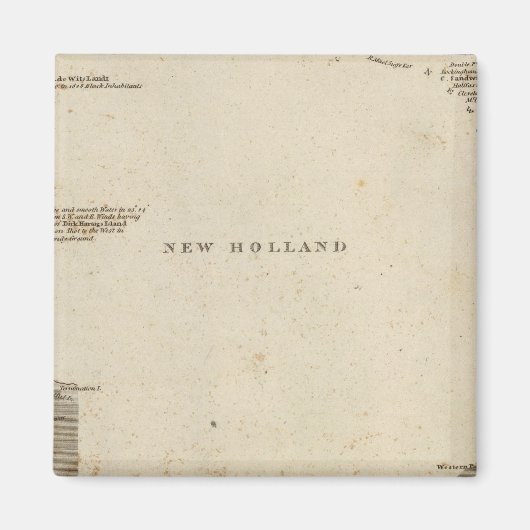 Aimant Nouvelle-Hollande, Australie (Devant)